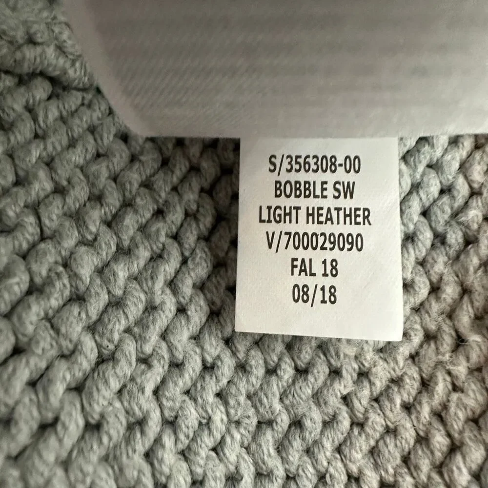 Gap Girls Medium Popcorn Long Sleeve Sweater Gray